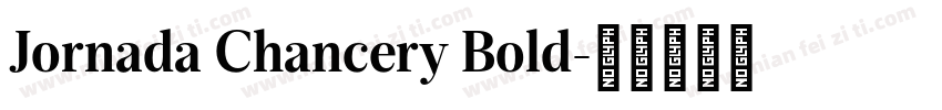 Jornada Chancery Bold字体转换